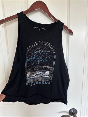 Basin + range 100% organic cotton graphic tank top